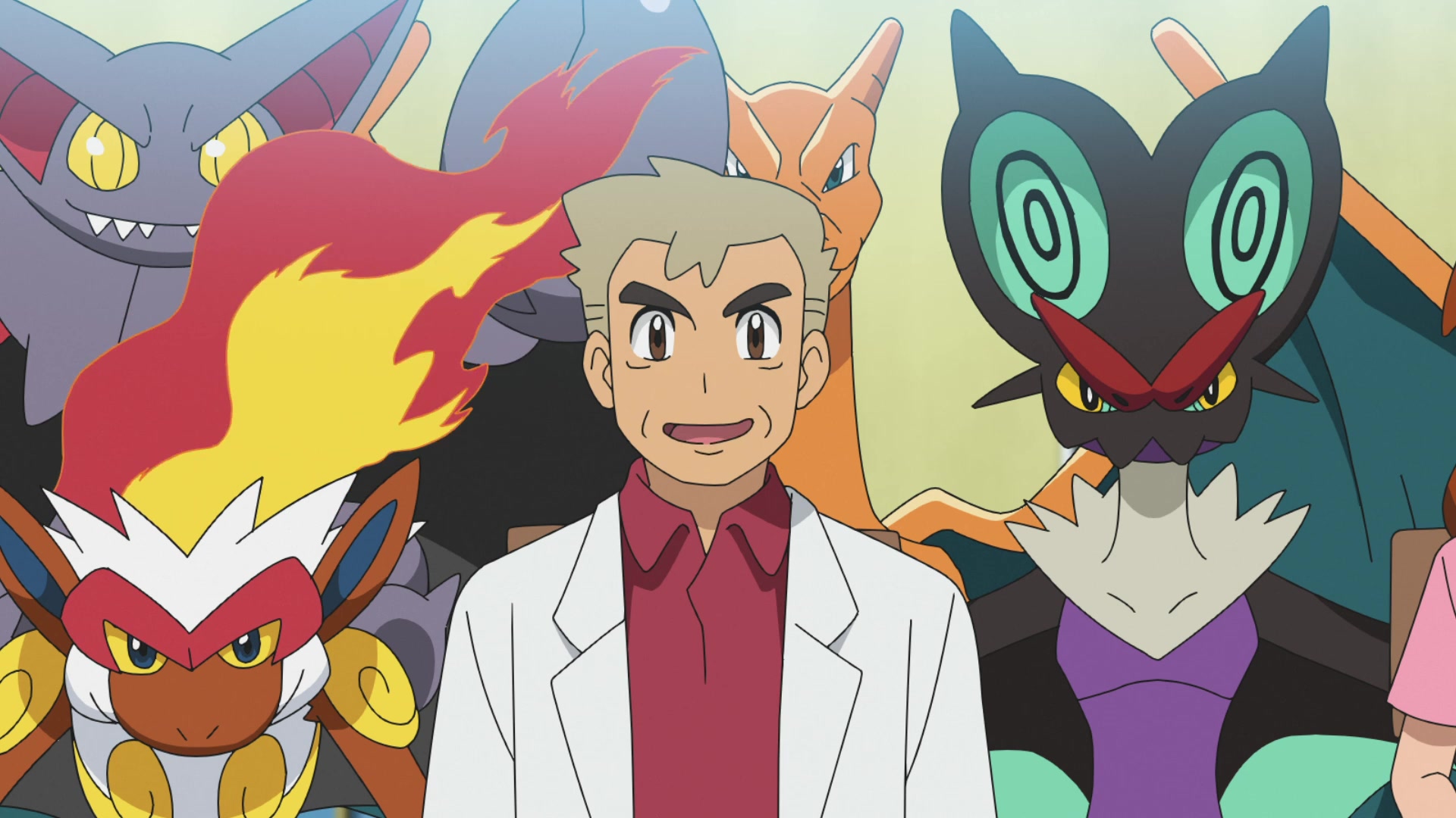 Episodio 129 Viajes Pokémon Profesor Oak