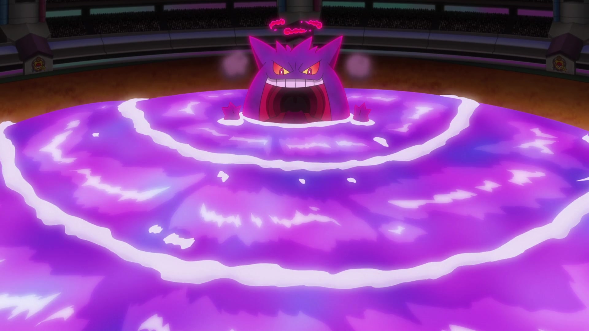 Episodio 129 Viajes Pokémon Maxiácido de Gengar Gigamax