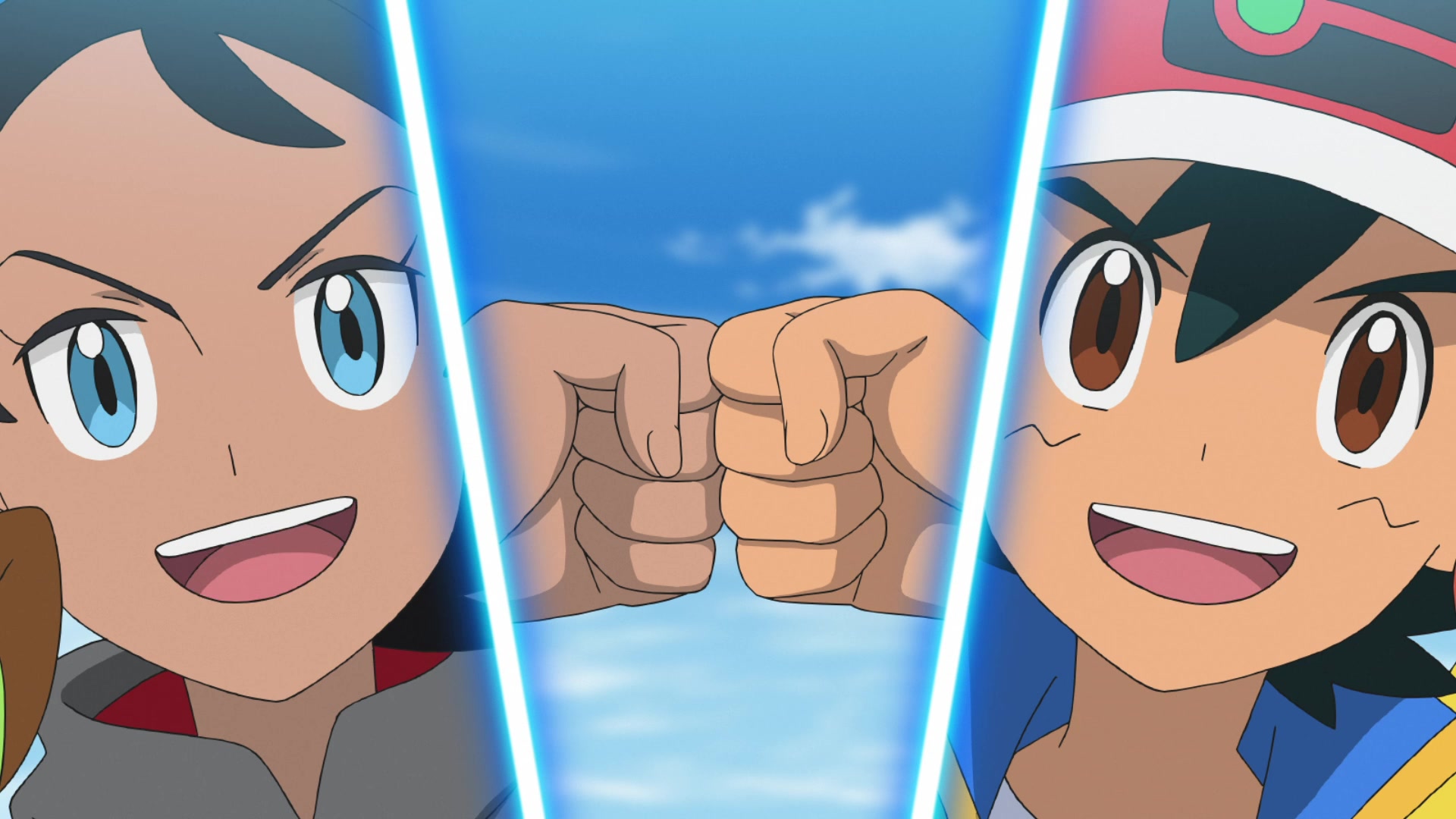 ¡Ash Ketchum y Pikachu! Ash y Goh