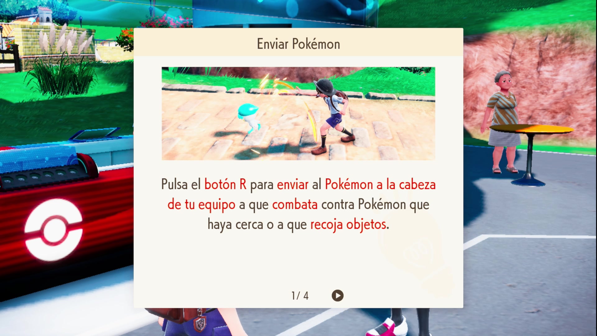 Escarlata y Púrpura (4) Enviar Pokémon