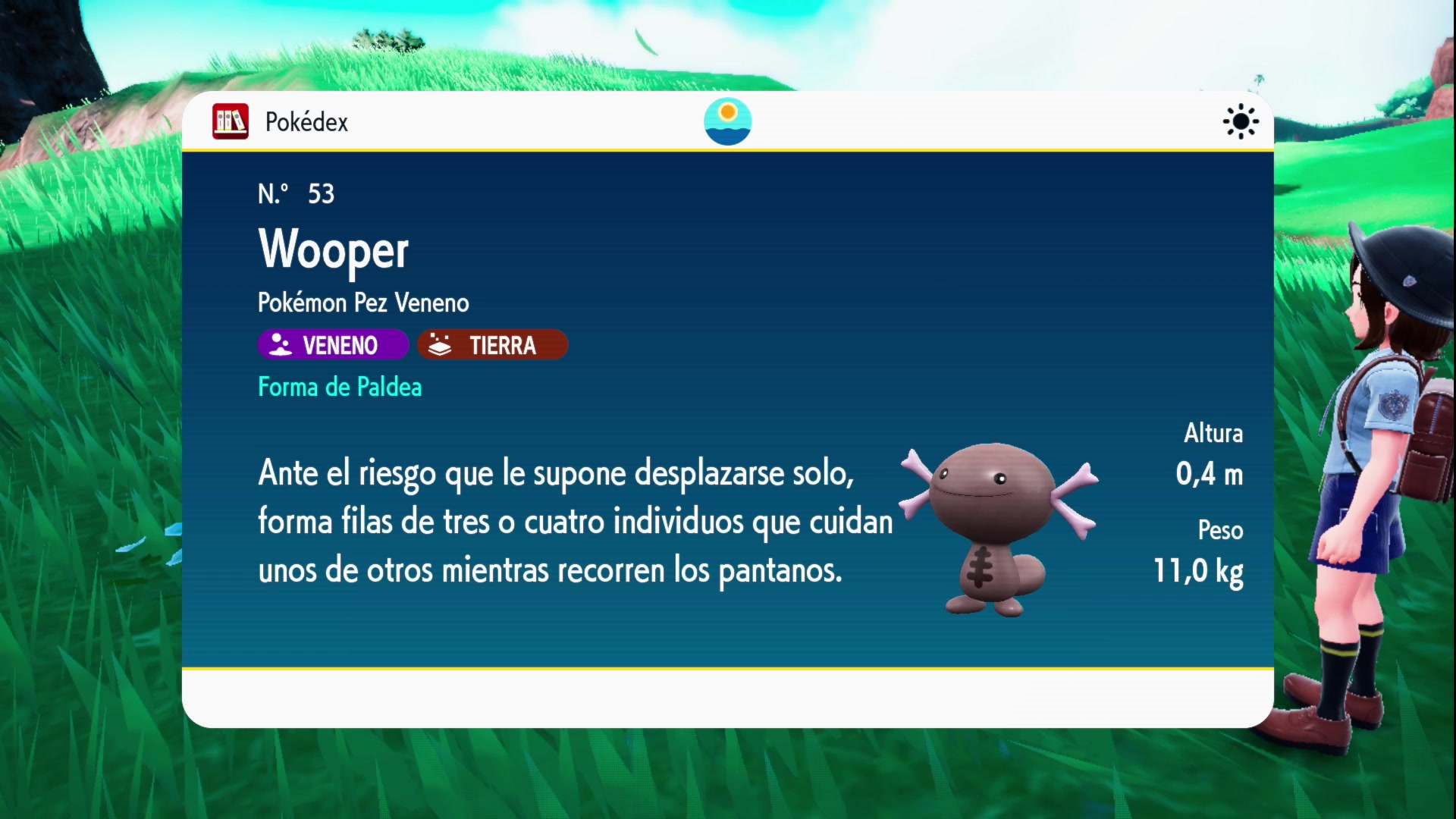 Escarlata y Púrpura (4) Wooper de Paldea