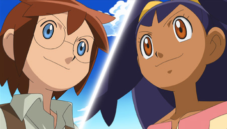 TV Pokémon: Negro y Blanco Luke y Iris